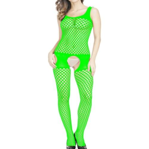 Sexy Lingerie Womens Underwear Bodystocking Sex Bodys Hollow One-piece Buttock Net Transparent Mesh Sexy Costume Bodystockings