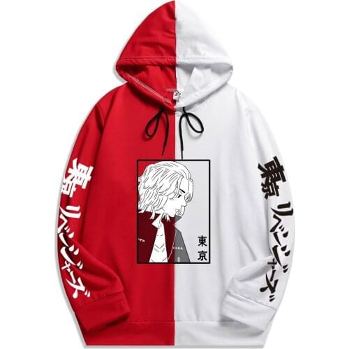 Summer Anime Tokyo Revengers Men Sportswear Hoodie Print Printing Double Color Hoodies Sweatshirt Harajuku Thin Clothing Hip Hop