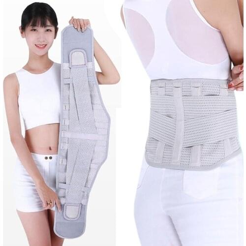 New Design Elastic Adjustable Orthopedic Posture Corrector Brace Men Women Lower Back Waist Trimmer Belt Lumbar Support Corset