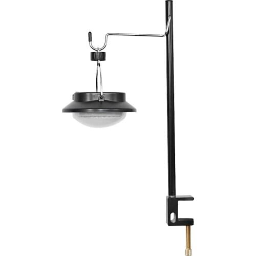 Outdoor Camping Pole Light Rack Portable Lighting Bracket Folding Clip Night Market Stall Desktop Lamp Equipment Survival Tool