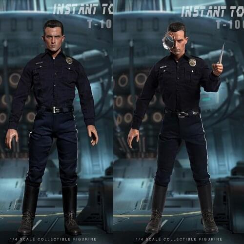 In Stock INST ANT TOYS IT-002 1/4 T1000 Robert Patrick Soldier Full Male Action Figure Set Model for Collection