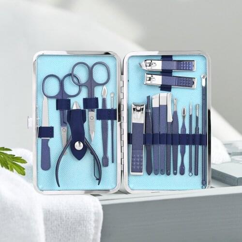 10-18PCS Nail Clipper Kit Manicure Set Pedicure Sets Nail Kit Professional Set Nail Cutter Manicure Kit Tools for Manicure Tool