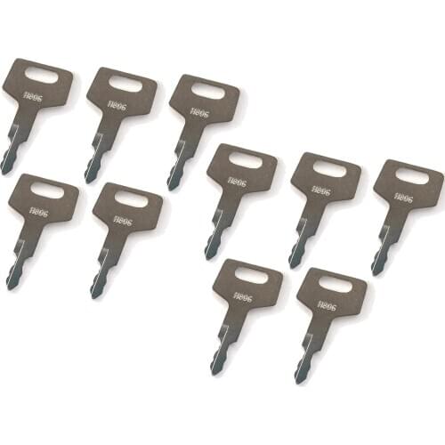 10 Ignition Keys H806 for Takeuchi 17001-00019 Gehl 180845 New Holland Case Hitachi