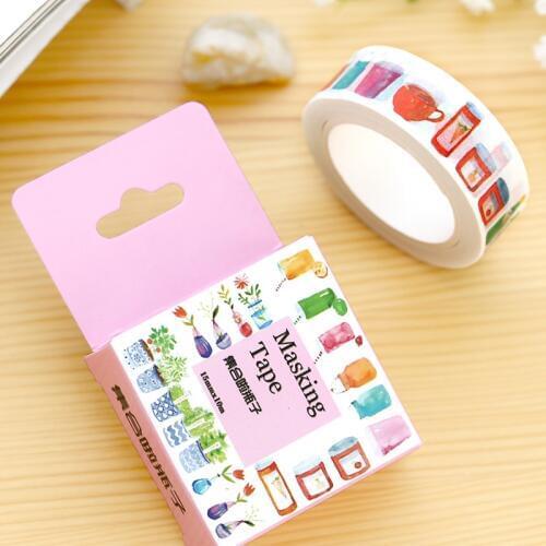 2016 New Printing Japanese Washi Tape Office Adhesive Scrapbooking Tools Kawaii Decorative Great Christmas Cute Craft Diy Gift