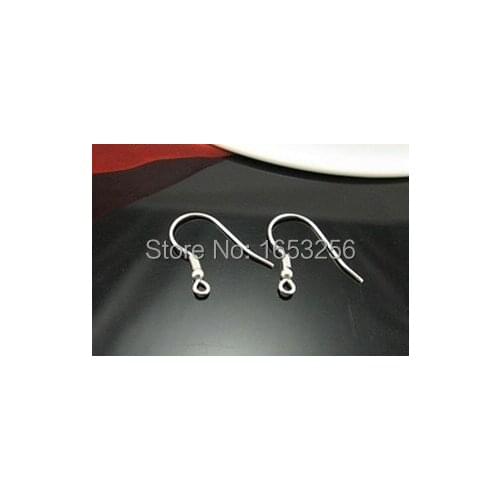 Lot of 500pcs High quality shiny Stainless steel french hook ear wires Earring Hook DIY jewelry accessories
