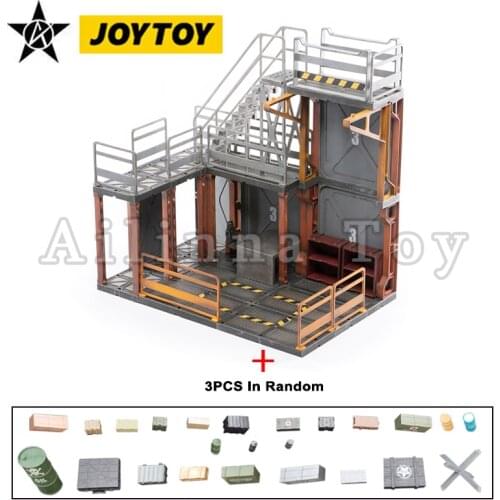 JOYTOY 1/18 Diorama Mecha Depot Testing Area (Free Accessories Included) Anime Model Toy Free Shipping