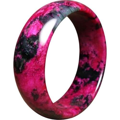 Myanmar ice through the violet jade bracelet ice glutinous species emerald light purple jade bracelet