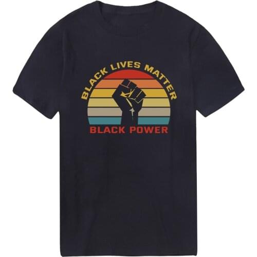 Black Power Streetwear T Shirts Men Fashion Cotton Oversize Tshirts White Vintage Tees Funny Clothing Tops Male Camiseta Homme