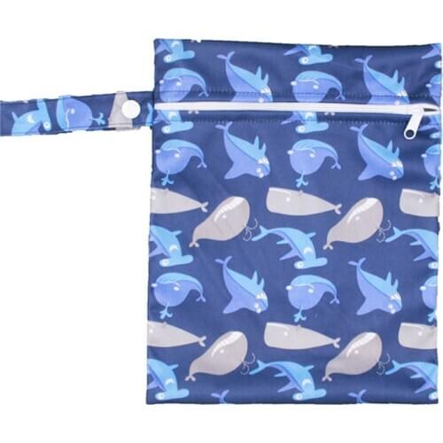 Baby Wet Bag Reusable Diaper Organizer Portable Newborn Nursing Pocket Storage Basket Travel Waterproof Mother Infant Pouch