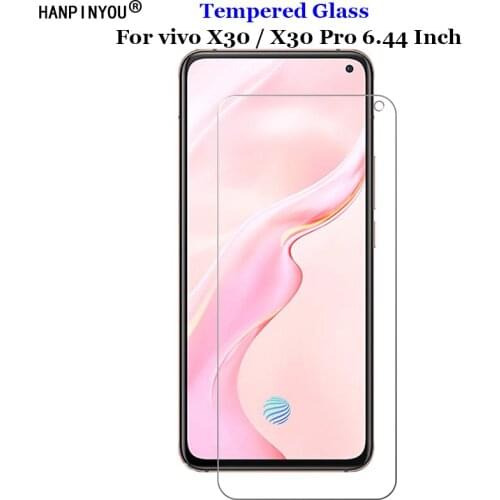 For vivo X30 Tempered Glass 9H 2.5D Premium Screen Protector Protective Film For vivo X30Pro 6.44"