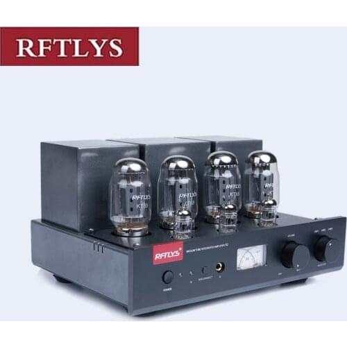 Rftlys A2 KT88 Push Pull Tube Amplifier Integrated 12au7 Lamp Amp With Blue-tooth