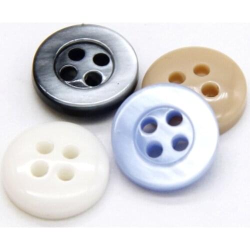 HENGC Mini Glaze Round Resin Shirt Decorative Buttons For Clothing Dress Doll Garment Sewing Accessories DIY Crafts Wholesale