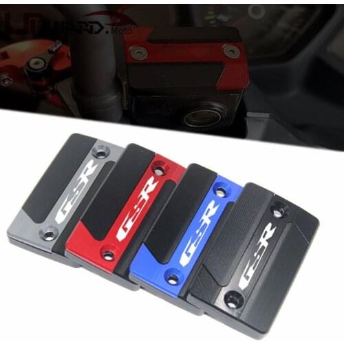 Motorcycle CNC Front brake Fluid Reservoir Cap Cover For SUZUKI GSR400 GSR750 GSR 400 750 250 250S 250F IMPULSE GSX1300R GSX250R
