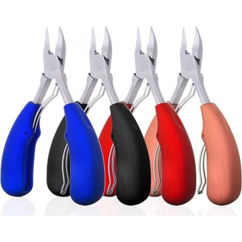 Olecranon Nail Cuticle Nipper Pliers Nails Trimmer Sharp Curved Scissor Fingernail Toenail Cutter Remover Manicure Tools