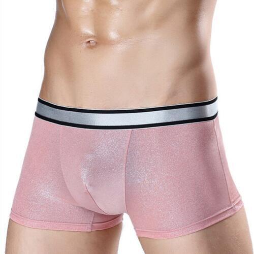 Hot Selling Men Boxer Shorts Brand Quality Sexy Underwear Bronzing Male Comfortable Solid Panties Underpants Cueca Boxers