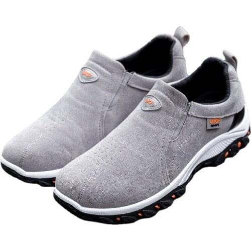 2021 Early Autumn New British Style Boots for Male Round Toe Slip-on Low Heel Outdoor Boots Comfortable Wear-resisting Non-slip