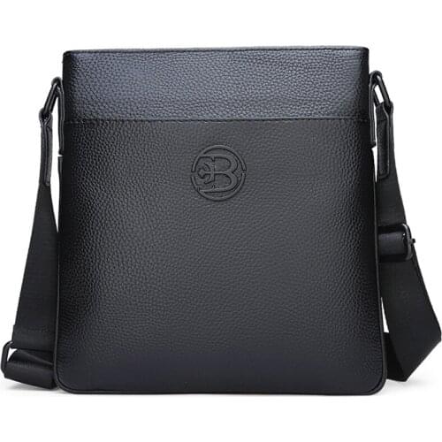 2021 New Men shoulder bags for men Genuine Leather Messenger crossbody bag business man bag shoulder bag luxury Brand