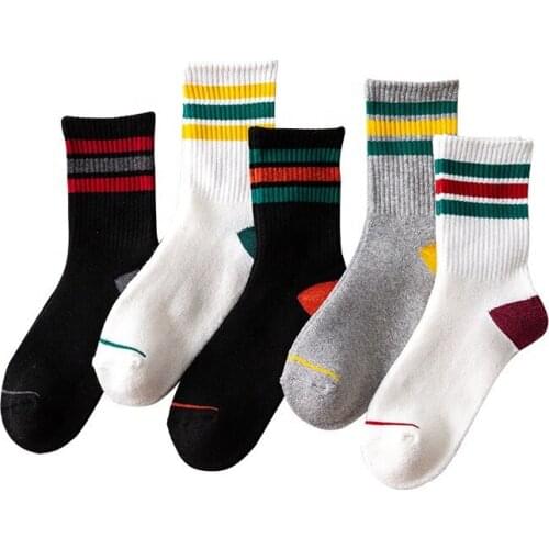 New Arrivals Wholesale Striped Socks Terry Unisex Sport Warm Womens Socks