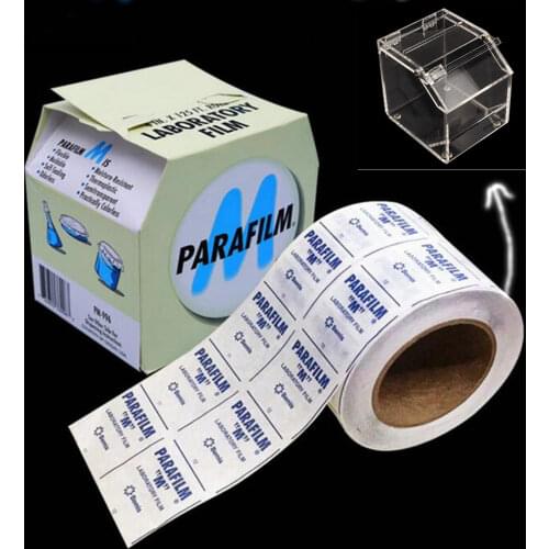 1Roll/lot 10cmx38m sealing film Parafilm M laboratory Seal Film PM-996 4INX125FT with film cutter or not