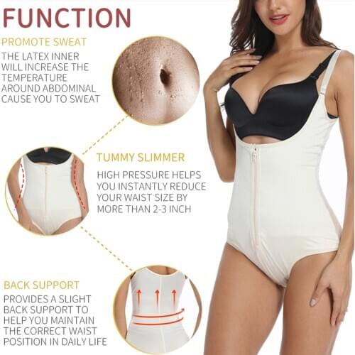 Full Body Shaper Bodysuit Shapewear Waist Trainer Women Abdomen Shapers Tummy Control Slimming Sheath Seamless Corset Slim Tops