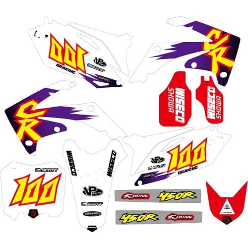 Full set of 3M Stickers kits Motorcycle CRF450 CRF 450R Graphics Backgrounds Decals for Honda CRF450R 2009 2010 2011 2012