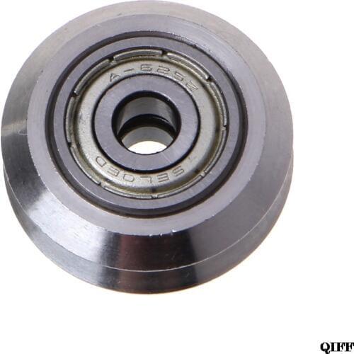 Drop Ship&Wholesale V-type Wheel With 625ZZ Bearings Bore 5mm Stainless steel Double V Pulley Gear APR28