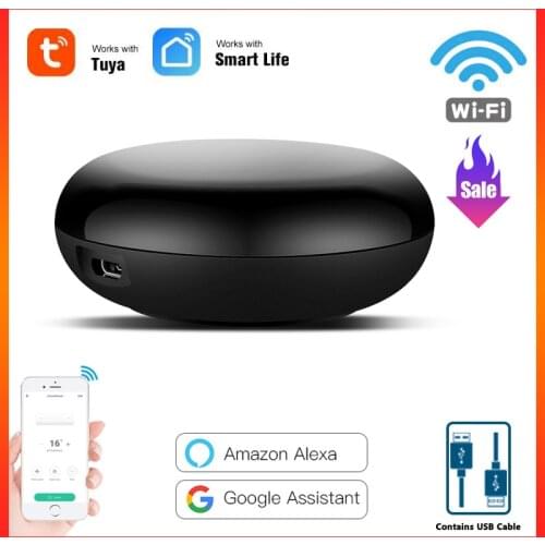 Smart WiFi IR Controller Smart Home Blaster Infrared Wireless Remote Control Smart Life Tuya APP Work With Alexa Google Home