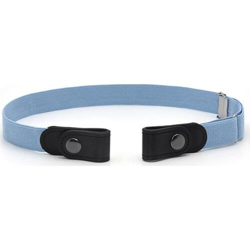 Women Men All-match Buckle Free Elastic Waistband Waist Belt for Jeans Pants Mens elastic belt Пояса