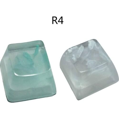 Handmade Customized OEM Profile Resin Keycap Keyboard RGB Translucent Keycap