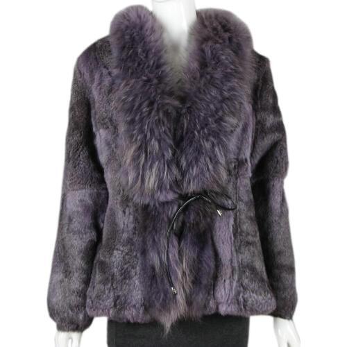 Sexy Fur Overcoat Women Rabbit Fur jacket Real Fur Coats For Women Winter Autumn with big raccoon collar Outwear High Quality