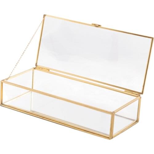 Nordic Retro Jewelry Trinket Storage Box Holder Container Organizer with Lid Jewelry Organizer Showing Holder for Pendant