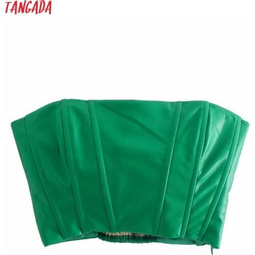 Tangada Women's Cropped Tank Tops