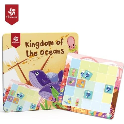 Pinwheel Board Game Sudoku Puzzle Kids 6+ Years Story Theme Magnetic Logic Think Early Educate Boy Girl Advanced Jigsaw Toy Gift