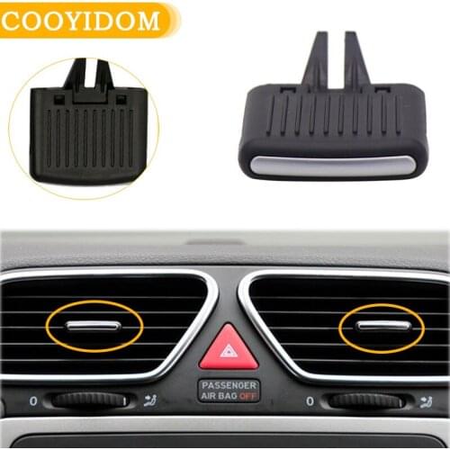 1Pcs Air Conditioning Vent Toggle Pad Card clip repair Wind Grille For Volkswagen VW Scirocco Adjustment plectrum knob Outlet