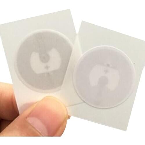 10PCS/LOT) 25mm NFC Stickers Protocol ISO14443A13.56MHz NFC 213 Universal Label RFID Tags and All NFC Phones