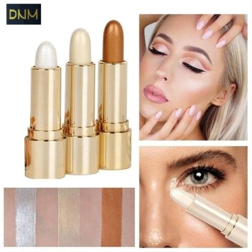 3 Colors Highlight Stick Embellish Contour Highlighter Pencil Bronzers Shade Contour Brighten Skin Face Conceal Makeup TSLM1