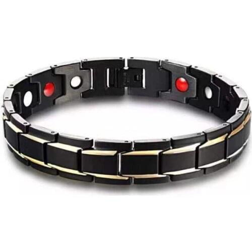 Mens Magnetic Therapy Bracelet Simple Fashion Magnetic Therapy Health Bracelet Treatment Does Not Sleep More Bracelet Jewelry