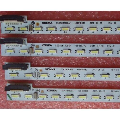 FOR konka LED42F1300NF Article lamp 35018392 35018390 35018391 1piece=72LED 523MM