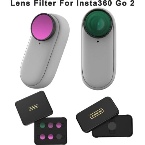 Lens Filter ND 4 8 16 32 MCUV CPL Filter Sets For Insta360 Go 2 Sports Camera Filter Accessories Insta360 Go2 Camera Accessories