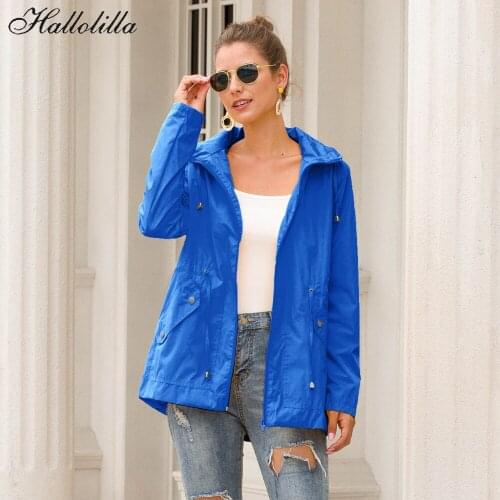 Hallolilla Women's Trench Coats