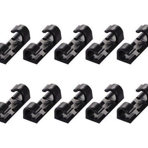 Cable Organizer Clips Cable Management ABS Cable Winder Wire Manager Cord Holder USB Charging Data Line Bobbin Winder With Glue