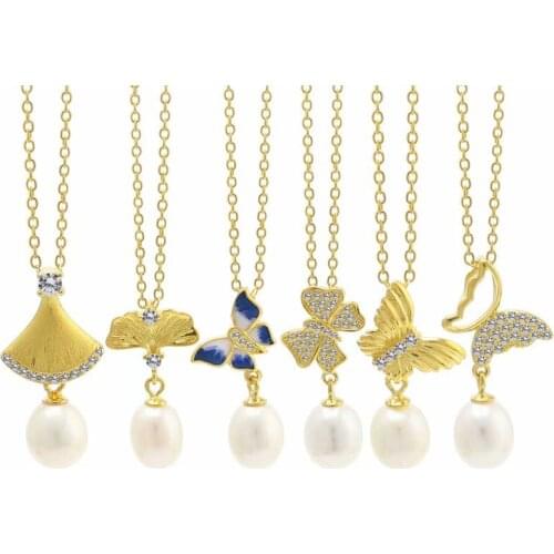 Lo Paulina 925 Sterling Silver Pendant Base 18k Gold Fit DIY Women Jewelries Necklace Findings