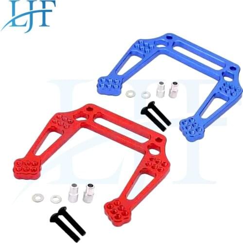 LJF 1pcs Front shock absorber bracket metal upgrade for 1/10 model car Traxxas Slash 2WD RC Model Car Accessories L250