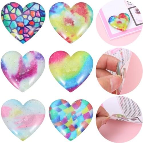 Heart shaped Magnet Cover Minders Diamond Painting Cover Holder Fridge Magnet Cross Stitch Paper Cover Holder DIY Crafts Tool