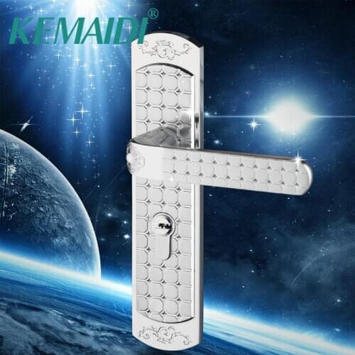 KEMAIDI Hardware Furniture Lock Stainless Steel Door From the Main Door Locks Handle New Safety Wood Gate Floor Lock