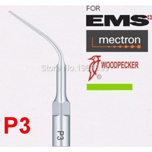 5pcs P3 dental scaler tips dental equipment ultrasonic scaler tip P3 dentist tool teeth whitening for EMS & Woodpecker