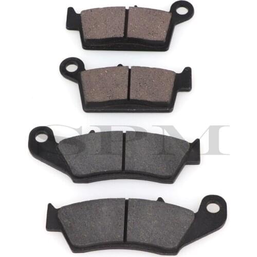 1 set Front Rear Brake Pads For SUZUKI RM125 06-09 DRZ400E 00- 2007 DRZ400S 2000- 2017 DRZ400SM DRZ400SMZ DRZ400 E S SM SMZ