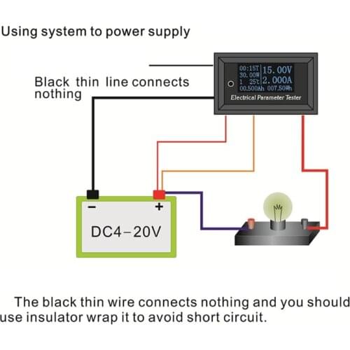 RD-OLED 7 in 1 Electrical Parameter Meter Tester Voltage Amp Current Power Energy Tester Multifunction Tester