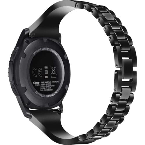 SOONHUA Watch Strap Stainless Steel Watch Strap Replacement Straps For Samsung Galaxy Watch/S3 Frontier 46mm Dropshipping