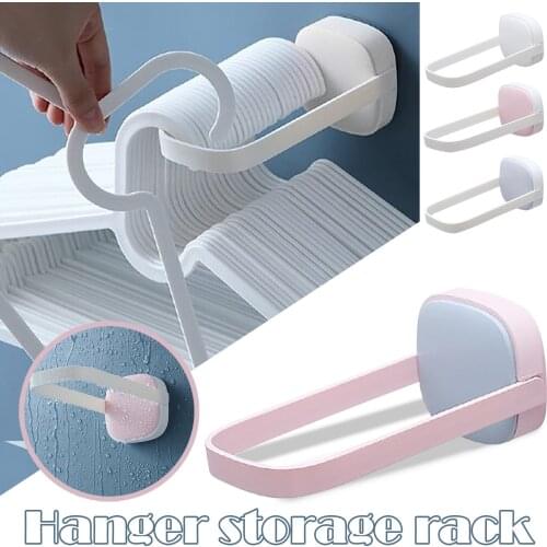 Self Adhesive Wall Sticky Hooks Set Clothing Creative Non-Punch Hanger Storage Rack Strong Load-Bearing Clothes Support Reusable